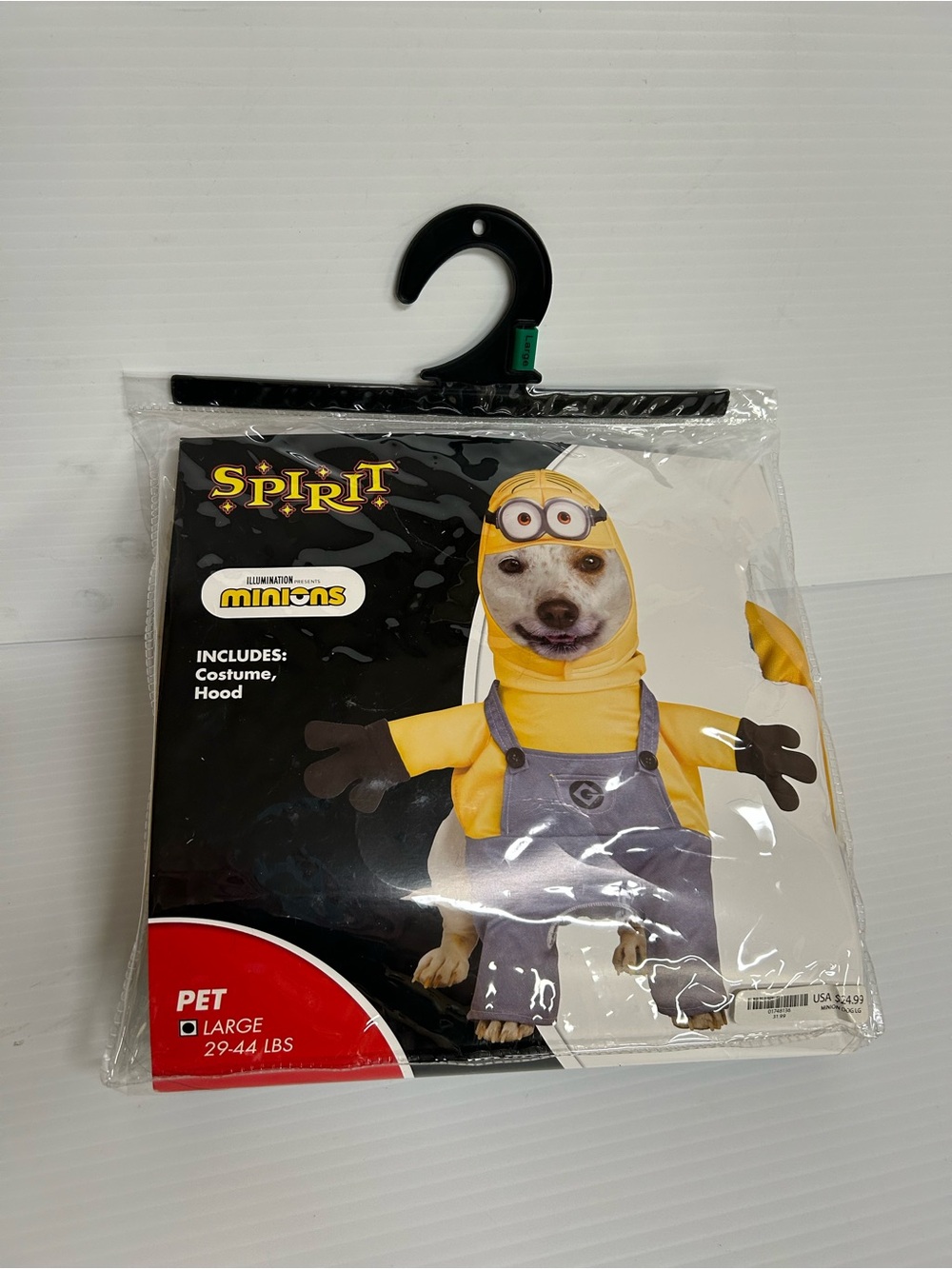 Minions Dave Dog Pet Halloween Costume Size Large 29-44 lbs